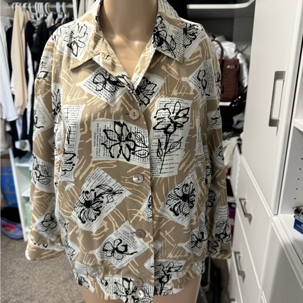 Saks Fifth Avenue NY, Size P, 100% Silk